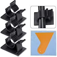 100 Clips Sujeta Cables- Clips de Cable Ajustable- Nylon Cable Abrazadera de Alambre Organizador- Se puede utilizar para…